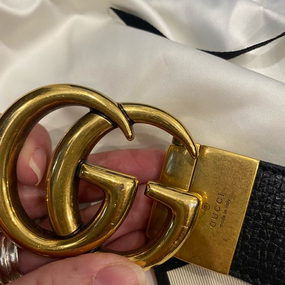 GUCCI Reversible Belt Double G Sz 85 - Picture 6 of 16